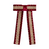 Mimi & Lula - Circus Bow Burgundy