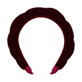 Mimi & Lula - Oversize Twist Burgundy Velvet Alice Band