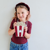Mimi & Lula - Oversize Twist Burgundy Velvet Alice Band