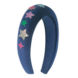 Mimi & Lula - Constellation Velvet Padded Alice Band