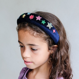 Mimi & Lula - Constellation Velvet Padded Alice Band