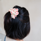 Mimi & Lula - Heart Print Scalloped Scrunchie