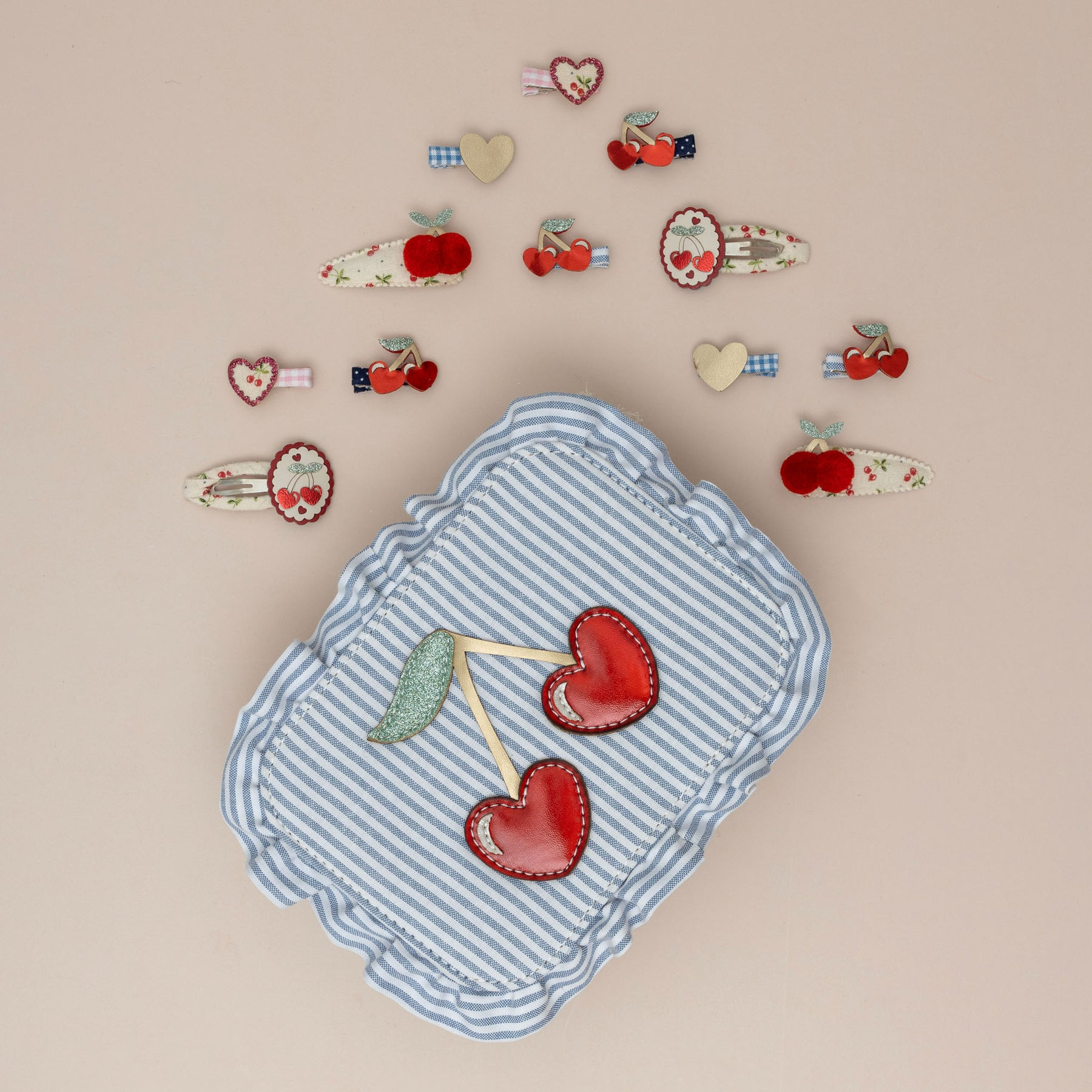 Mimi & Lula - Striped Cherry Bag