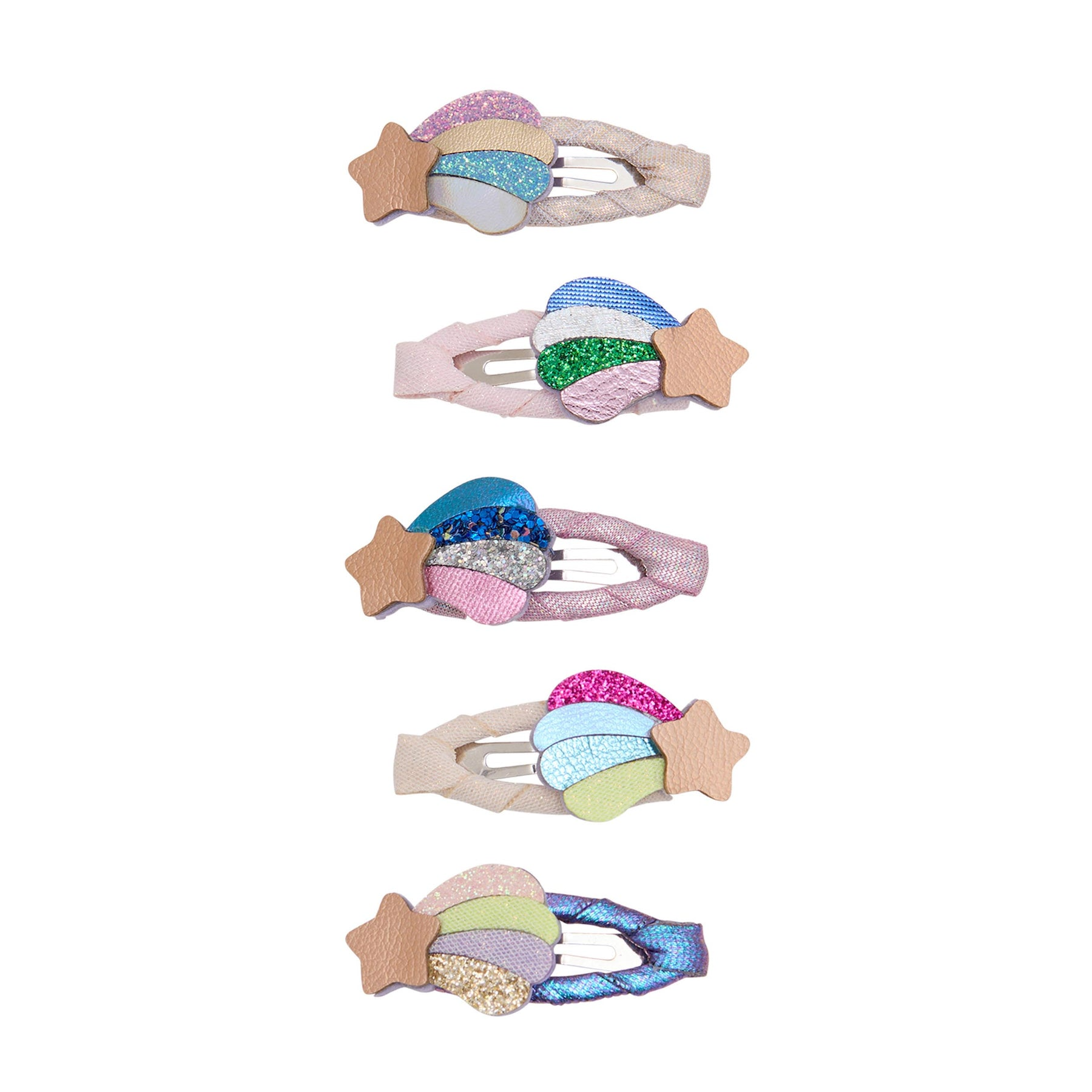 Mimi & Lula - Chubby Star Mini Clips Bright Multi