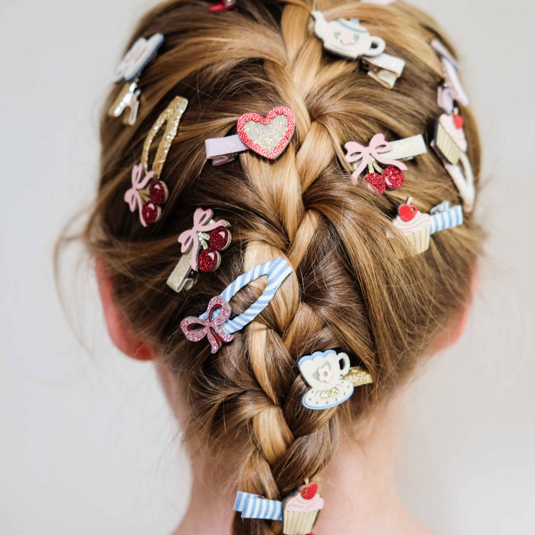 Mimi & Lula - Cherries Salon Clips Pink