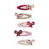 Mimi & Lula - Cutesy Bow Mini Clips Red