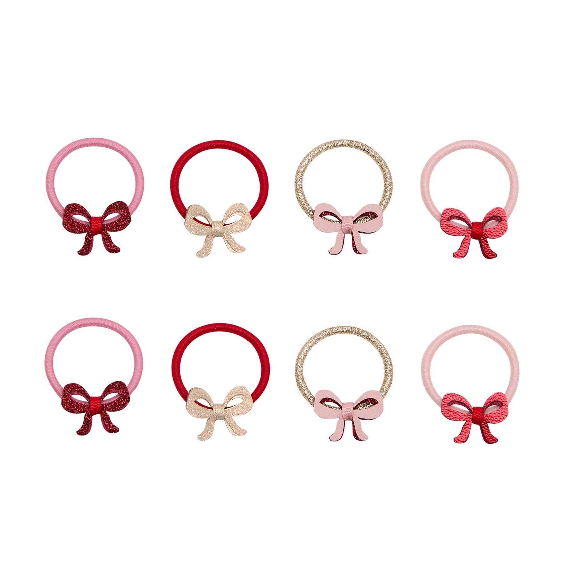 Mimi & Lula - Hair Ties - Cutesy Bow Mini Ties Red