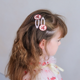 Mimi & Lula - Framed Bow Clips Pink