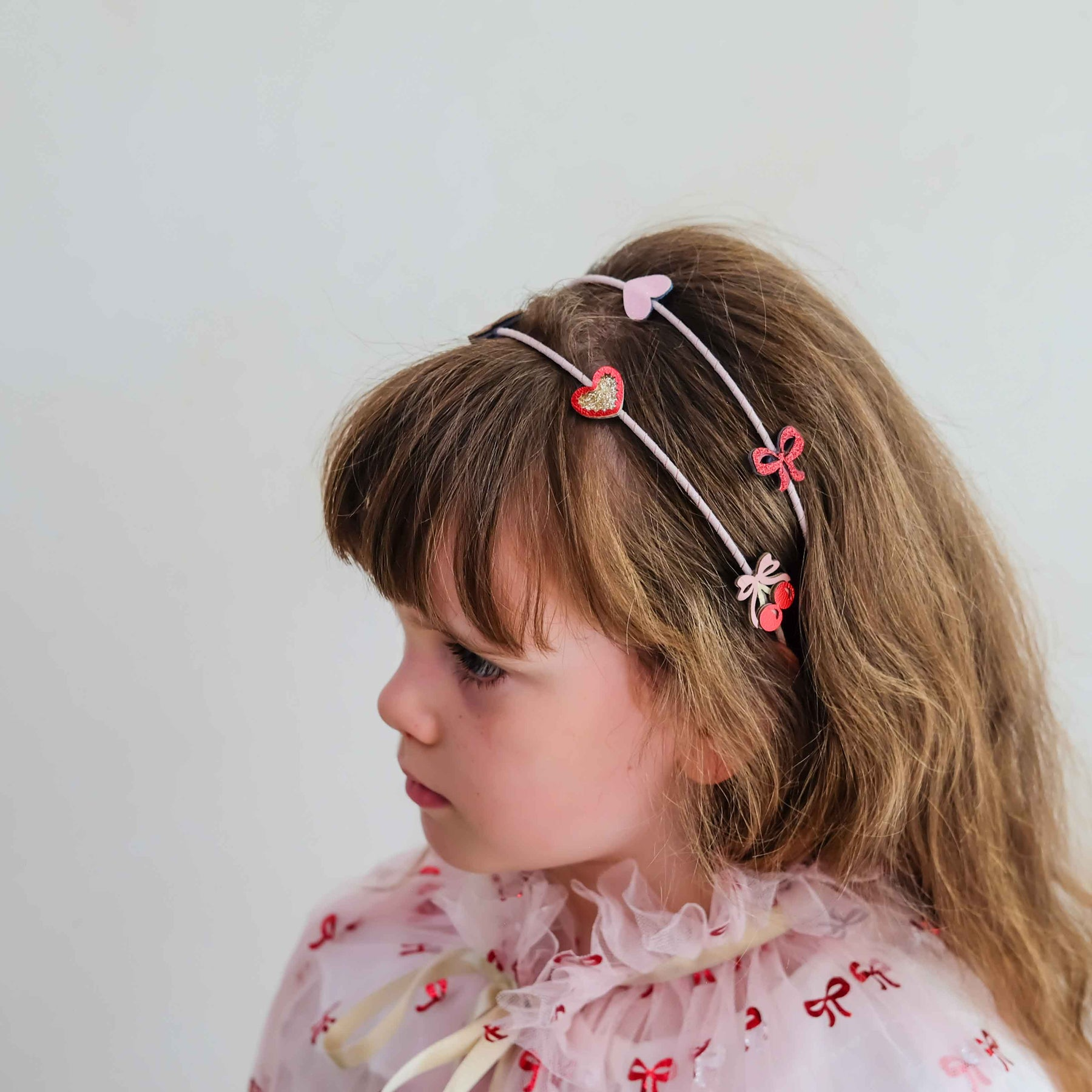Mimi & Lula - Cherries Headband Pink