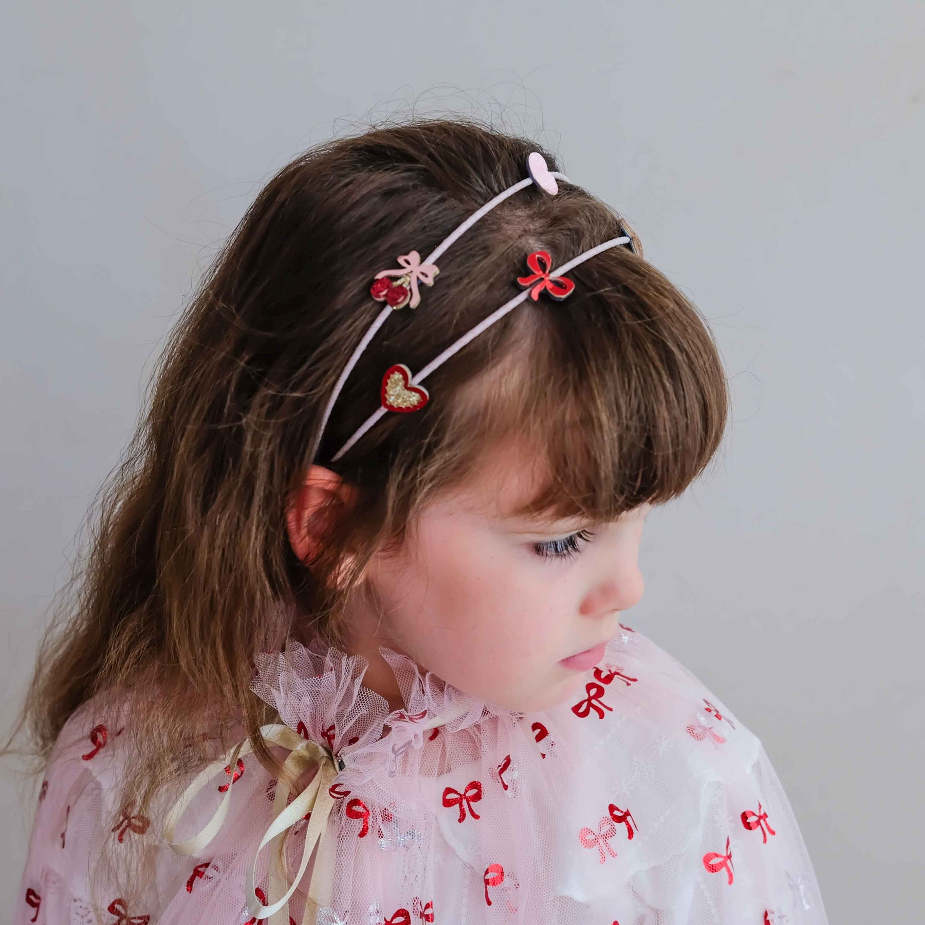 Mimi & Lula - Cherries Headband Pink