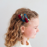 Mimi & Lula - Pom Cherries Clips Teal Multi