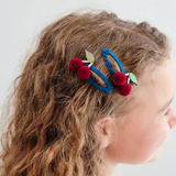 Mimi & Lula - Pom Cherries Clips Teal Multi