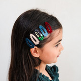 Mimi & Lula - Berry Scallop Mini Clips Dark Multi