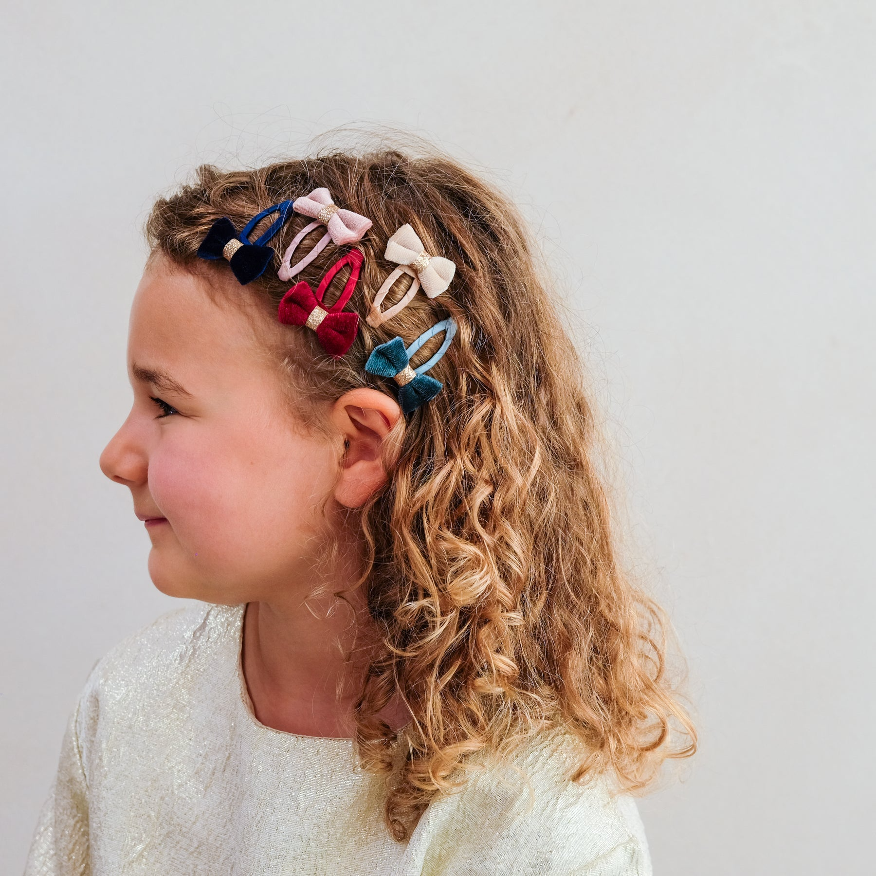 Mimi & Lula - Tinkerbell Bow Mini Clips Multi