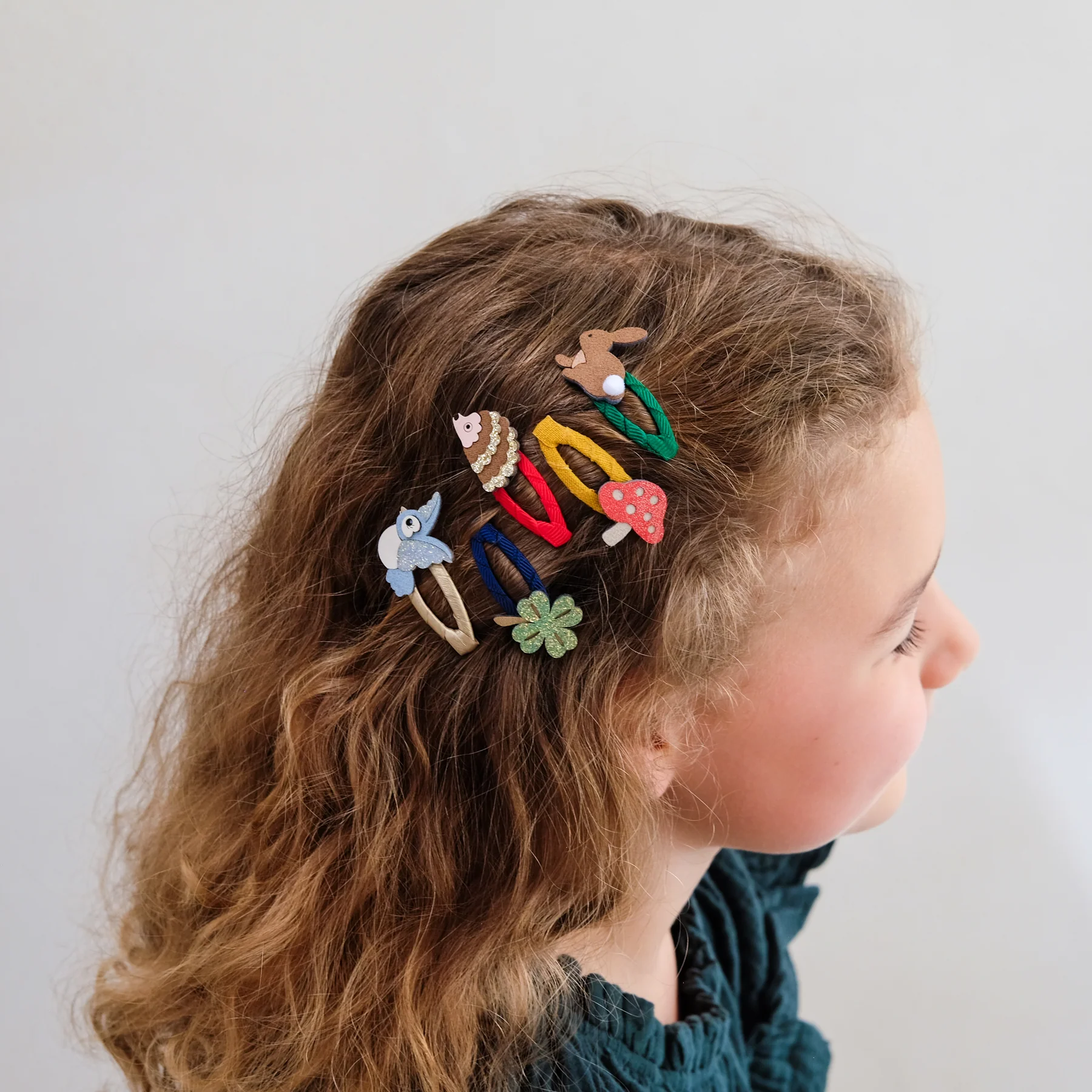 Mimi & Lula - Woodland Mini Clips Bright Multi