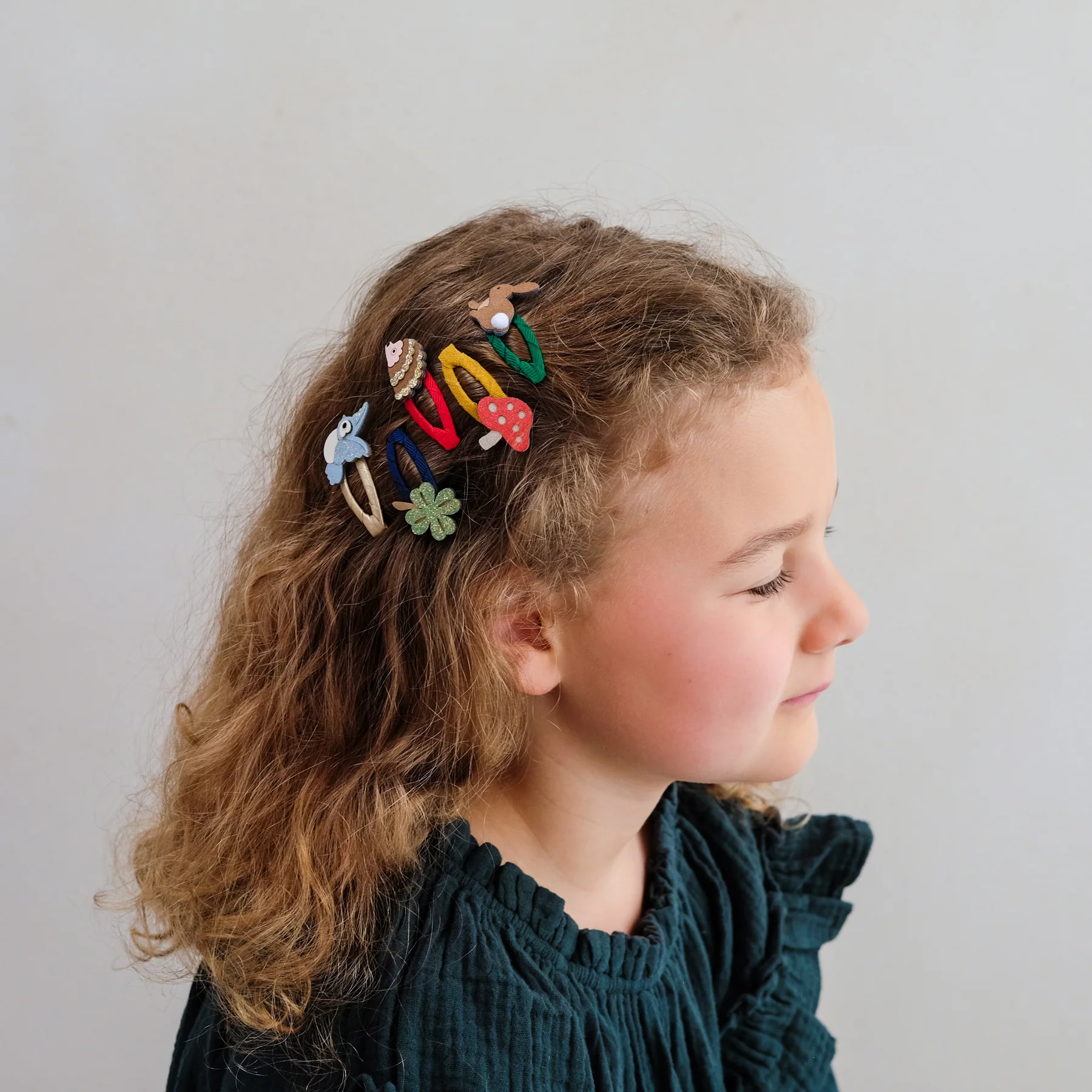Mimi & Lula - Woodland Mini Clips Bright Multi