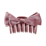 Mimi & Lula - Velvet Bow Giant Claw Clip