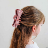 Mimi & Lula - Velvet Bow Giant Claw Clip