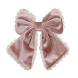 Mimi & Lula - Scalloped Edge Velvet Bow