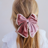 Mimi & Lula - Scalloped Edge Velvet Bow