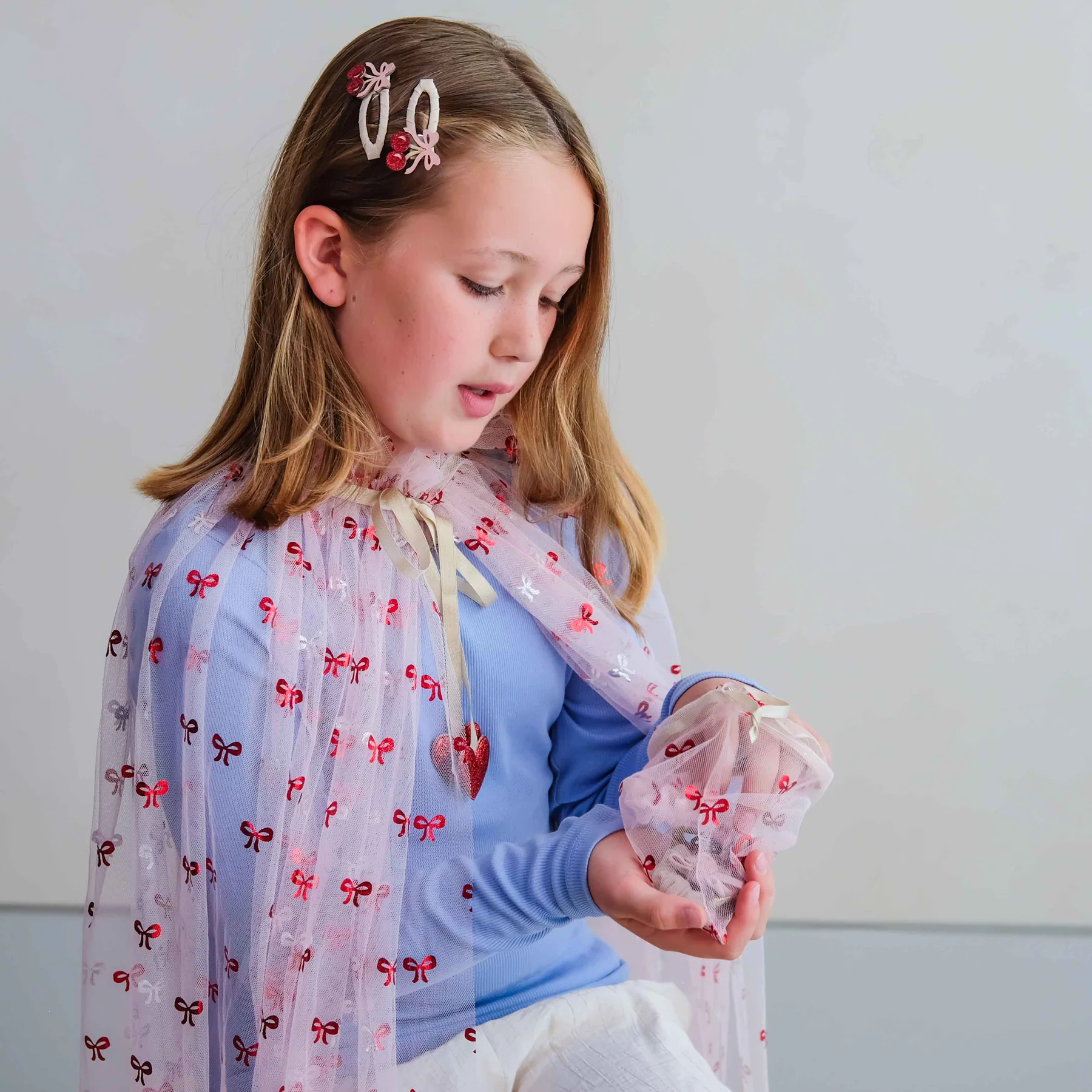 Mimi & Lula - Kittybow Pouch Pink