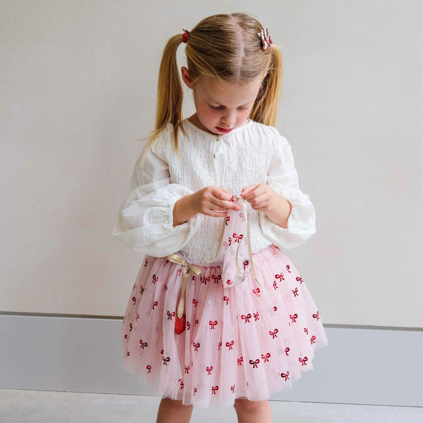 Mimi & Lula - Kittybow Pouch Pink