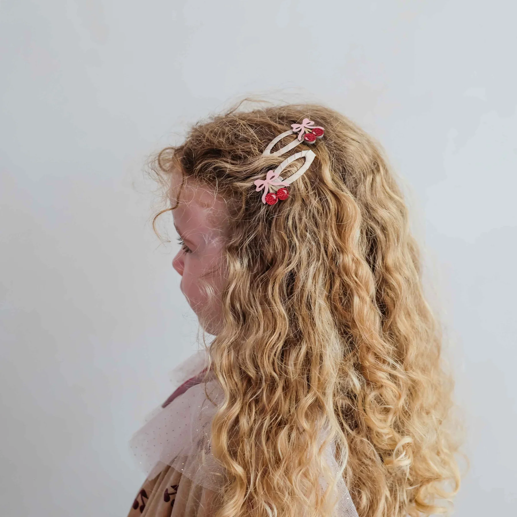 Mimi & Lula - Fancy Cherry Clips Pink