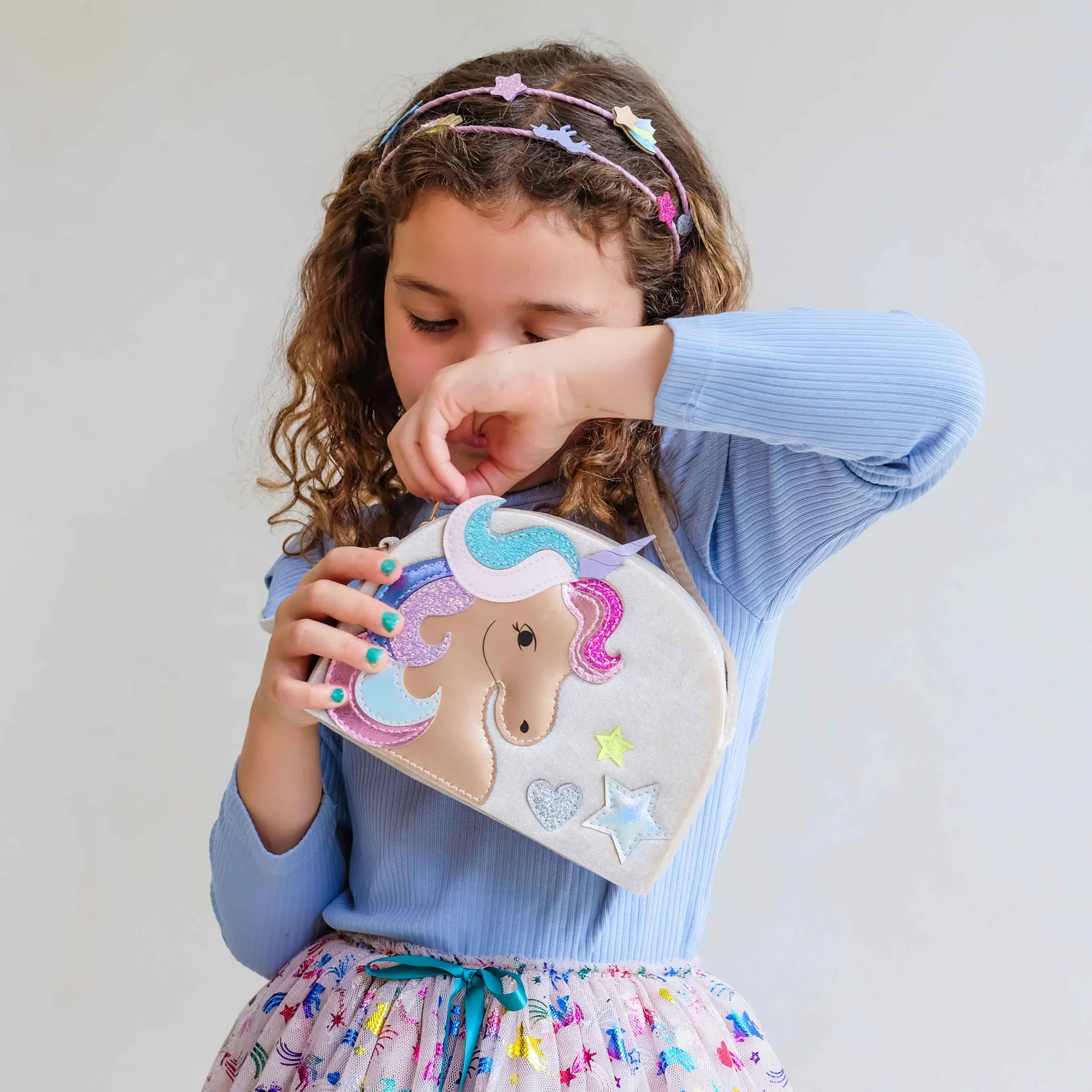 Mimi & Lula - Velvet Unicorn Bag