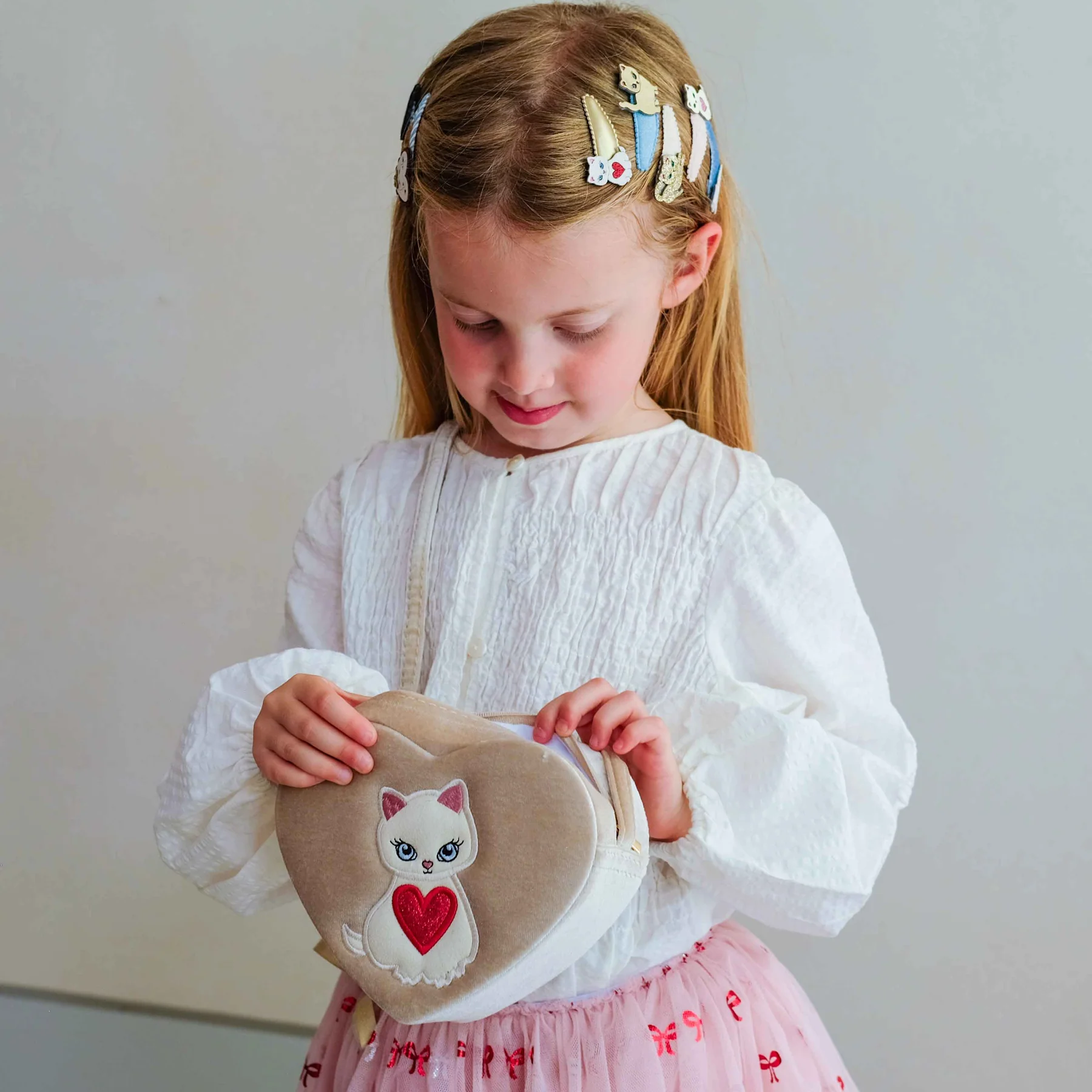 Mimi & Lula - Kitty Heart Bag