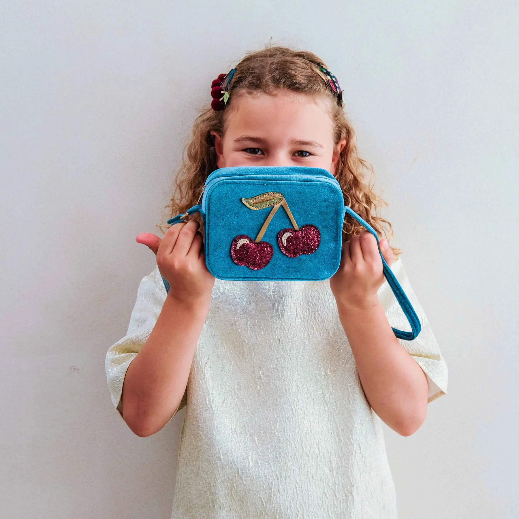 Mimi & Lula - Velvet Cherries Bag