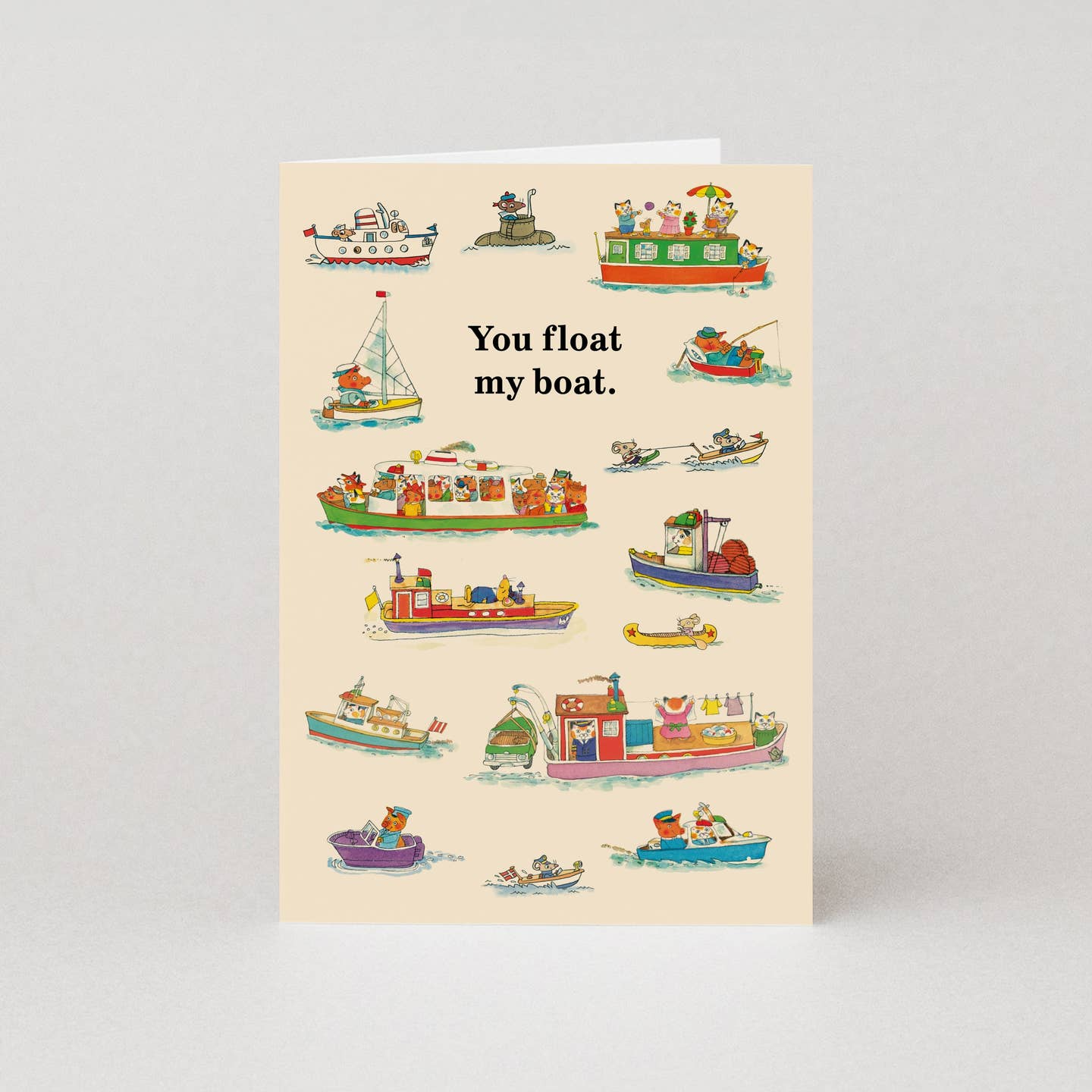 Richard Scarry - You Float My Boat Card