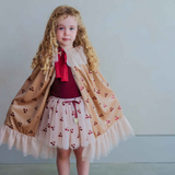 Mimi & Lula - Cherries Velvet Cape