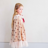 Mimi & Lula - Cherries Velvet Cape