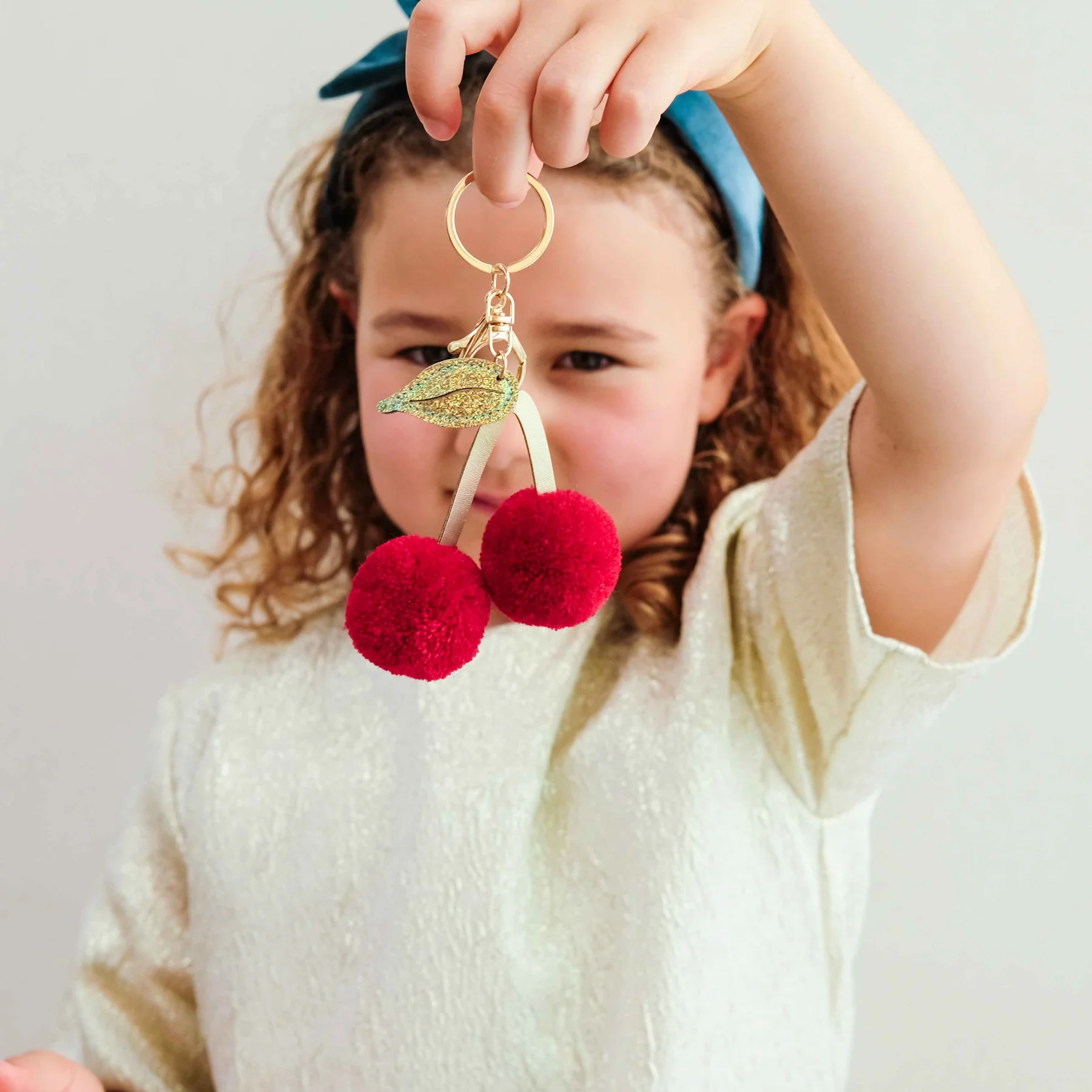 Mimi & Lula - Pom Cherries Keyring