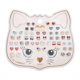 Mimi & Lula - Kittybow Stick On Earrings