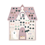 Mimi & Lula - Haunted House Stick On Earrings