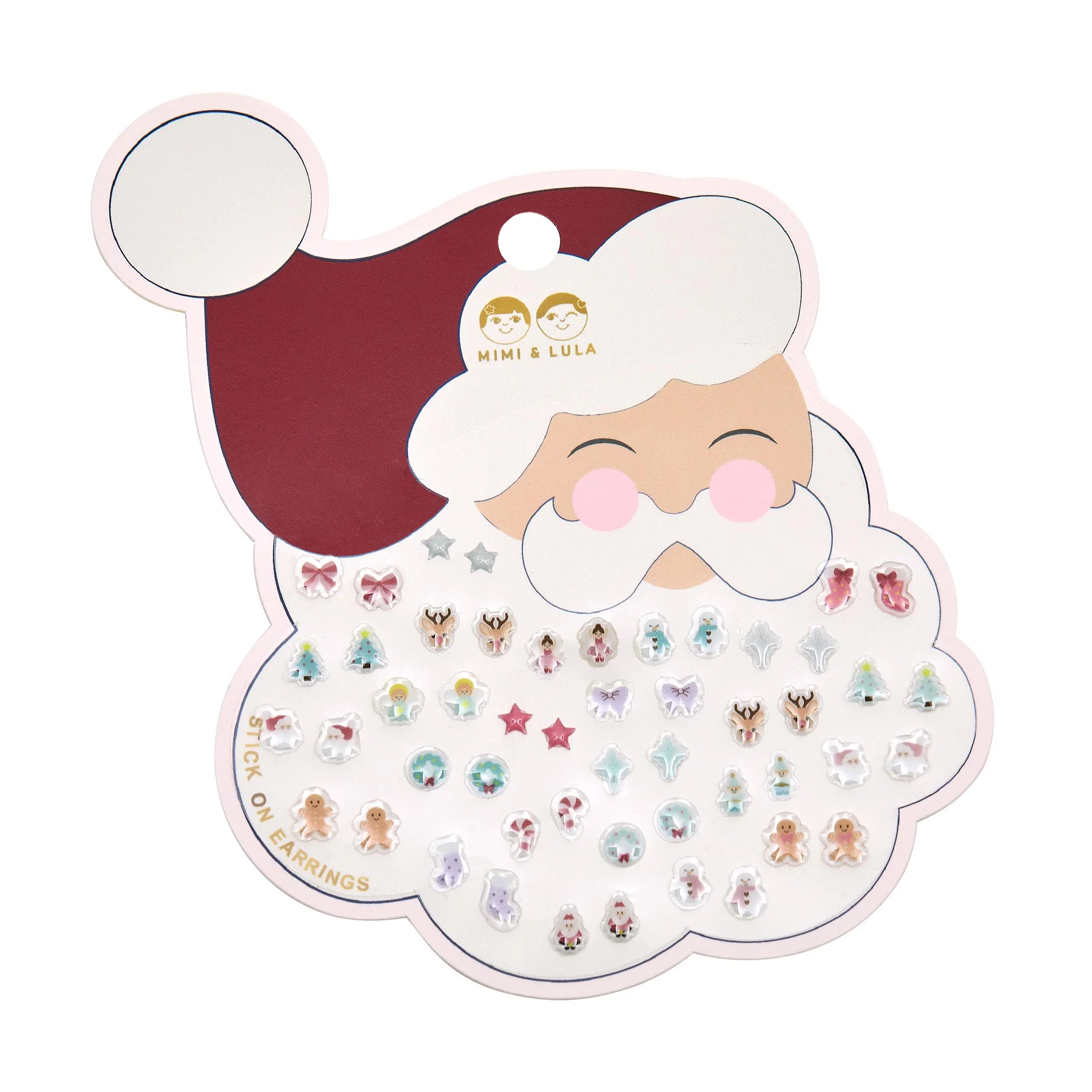Mimi & Lula - Santa Stick On Earrings