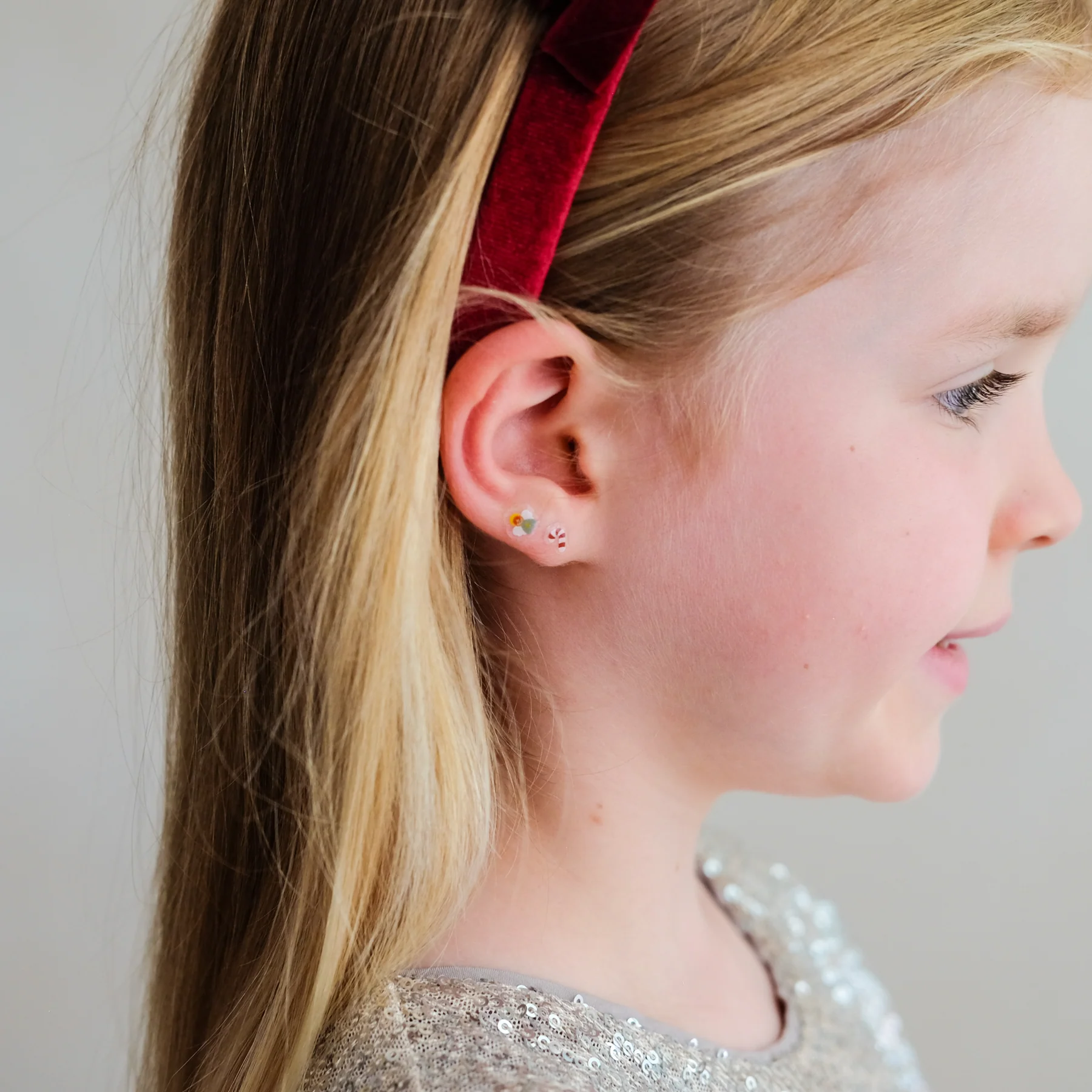 Mimi & Lula - Santa Stick On Earrings