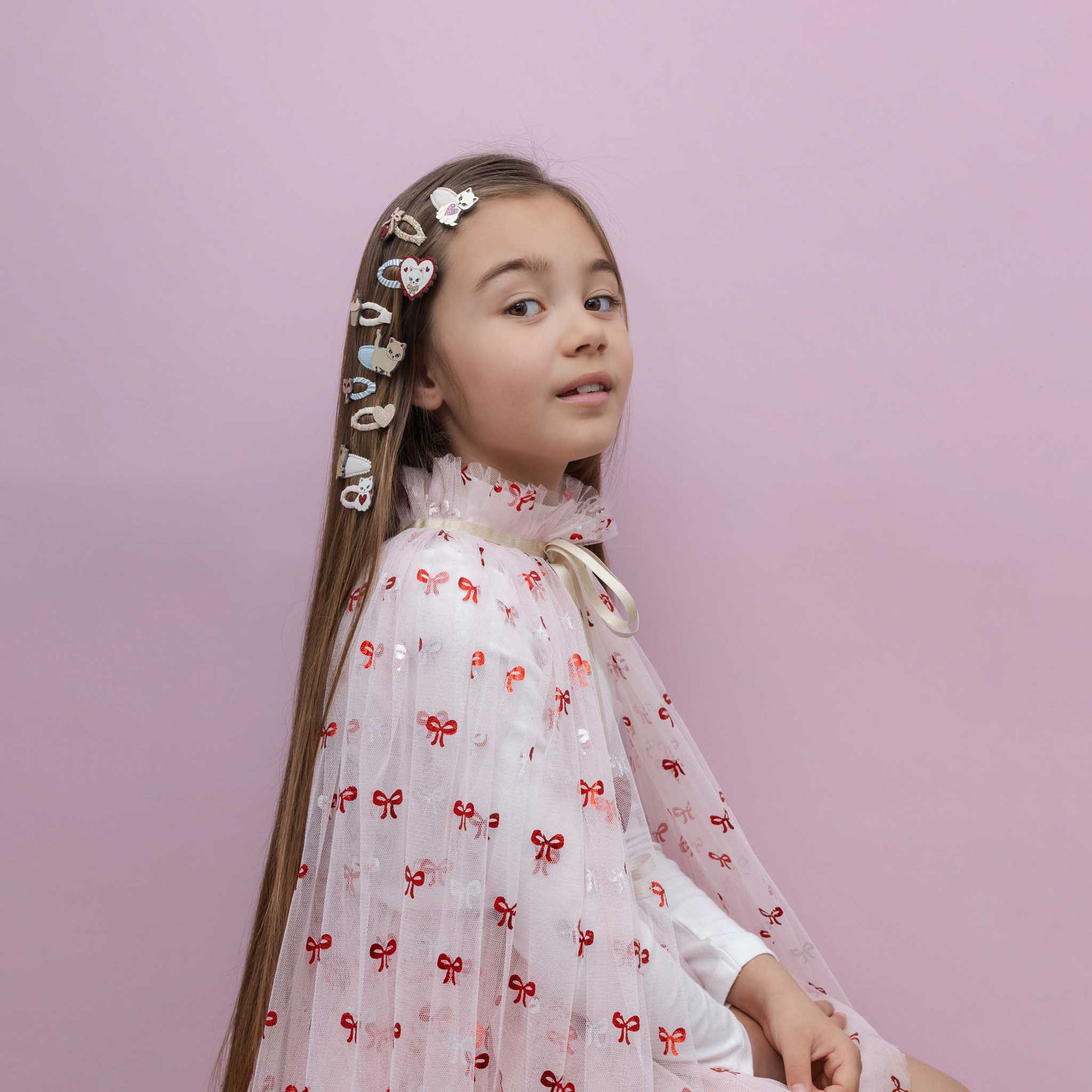 Mimi & Lula - Cutesy Bow Print Cape