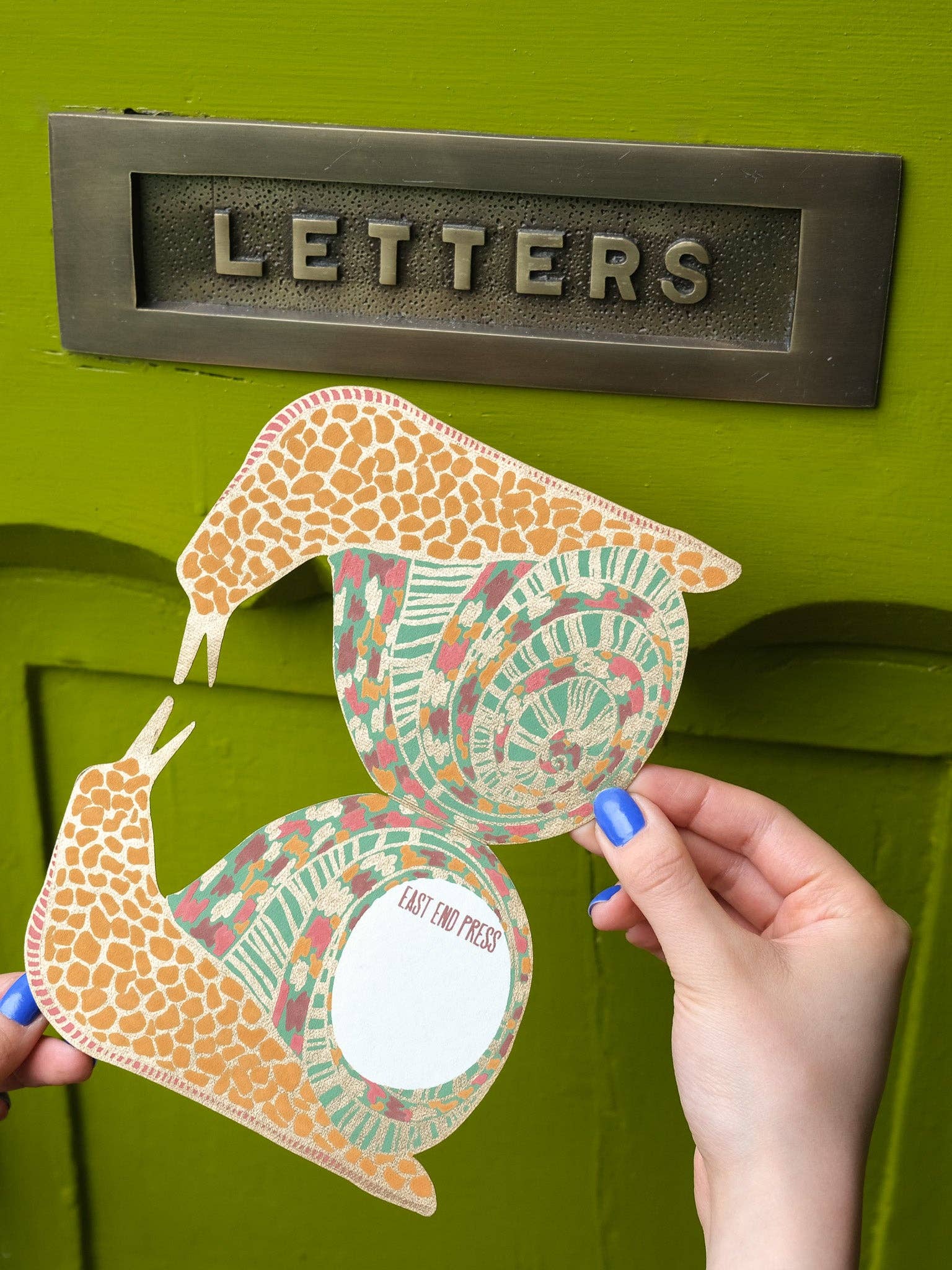 East End Press - Snail Greeting Card