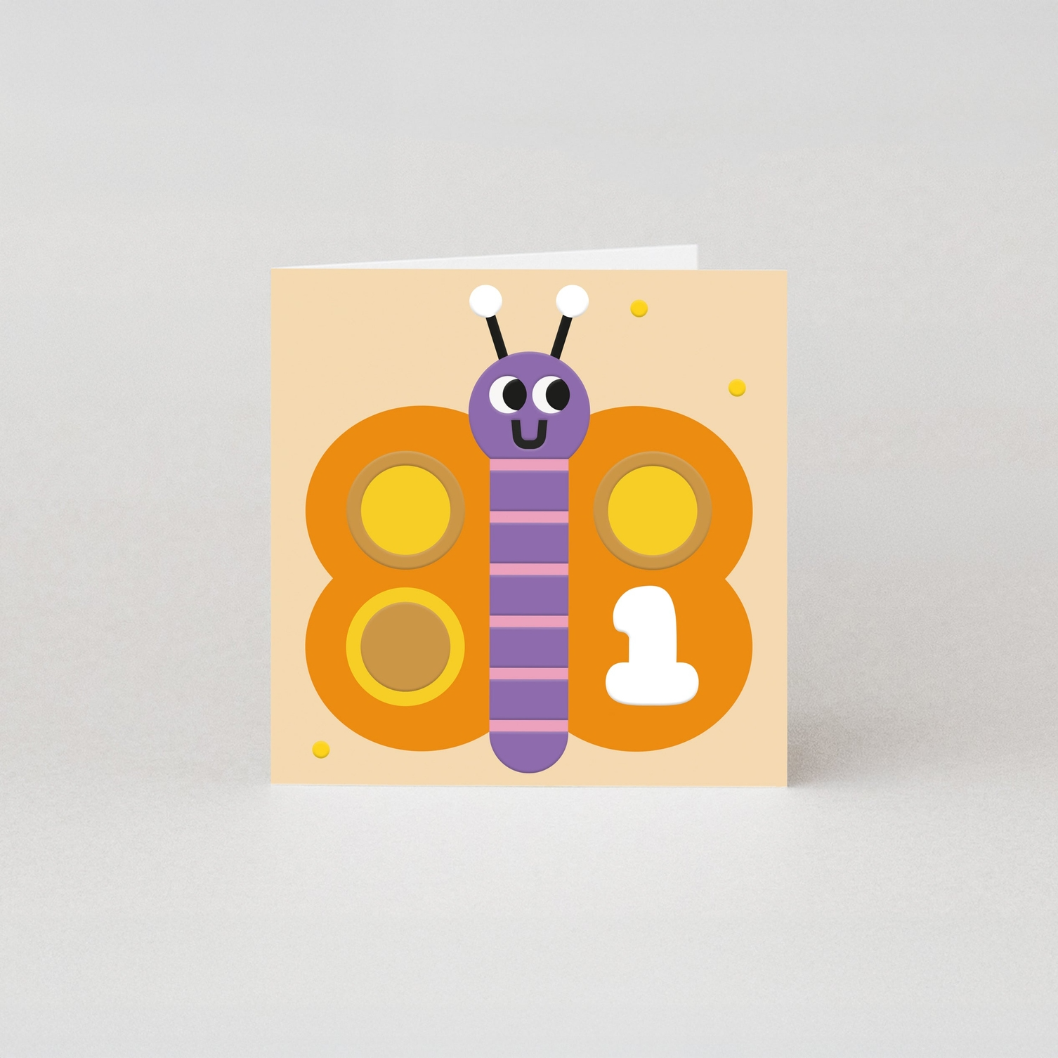 1st Birthday Butterfly Card