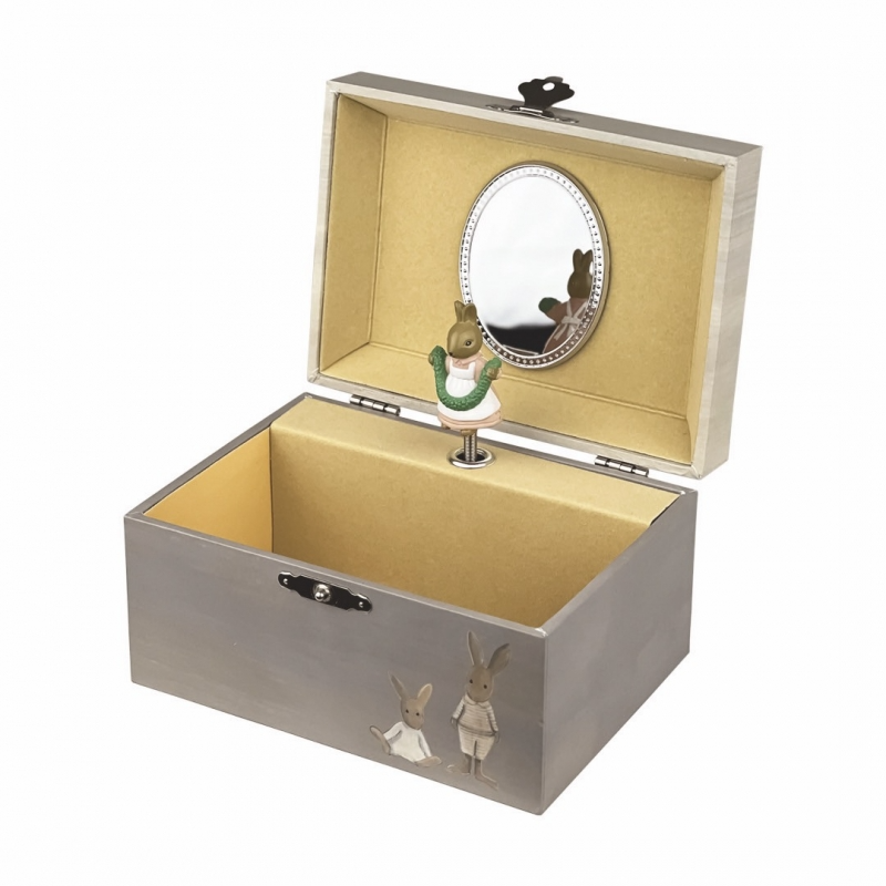 MUSICAL JEWELLERY  BOX - RABBIT