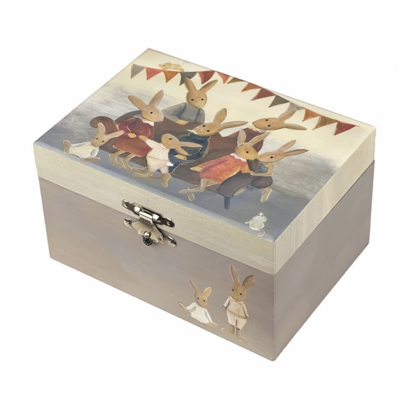 MUSICAL JEWELLERY  BOX - RABBIT