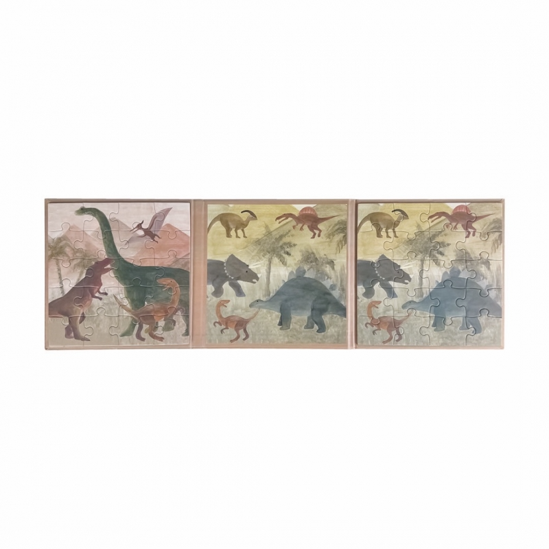 Egmont - Magnetic Puzzles 2 X 20pc - Dinosaurs