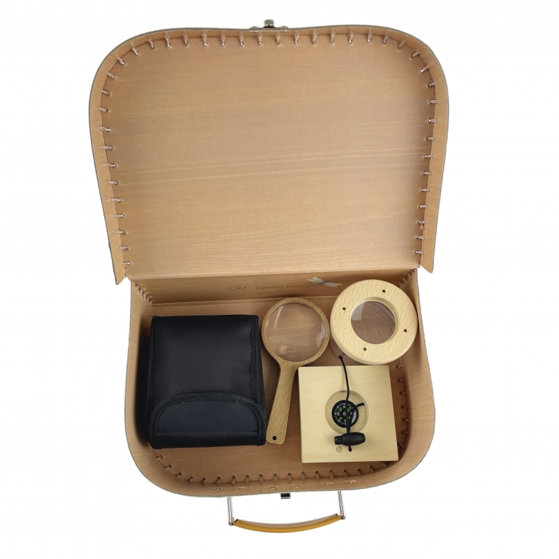 Explorer Set Wooden in Suitcase
