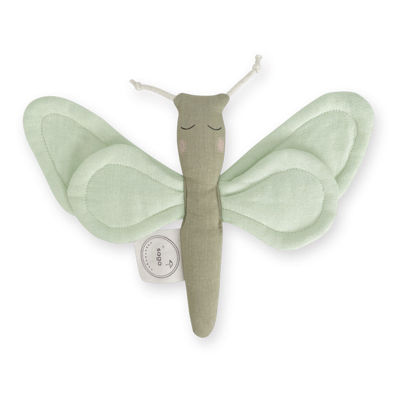 SAGA COPENHAGEN - BUTTERFLY SENSORY TOY - ALOE VERA