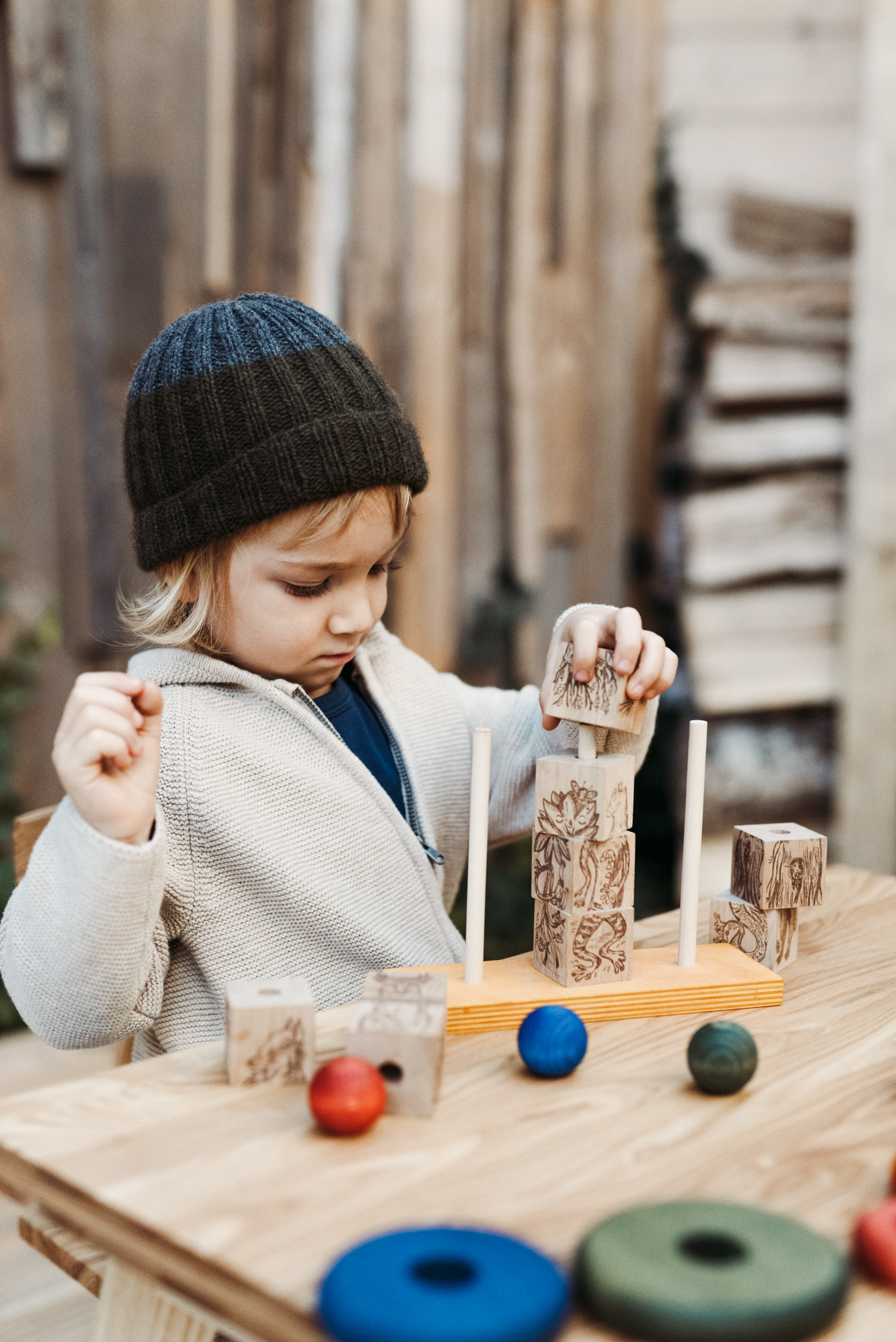 Wooden Story - Dreamland Rainbow Stacking Toy