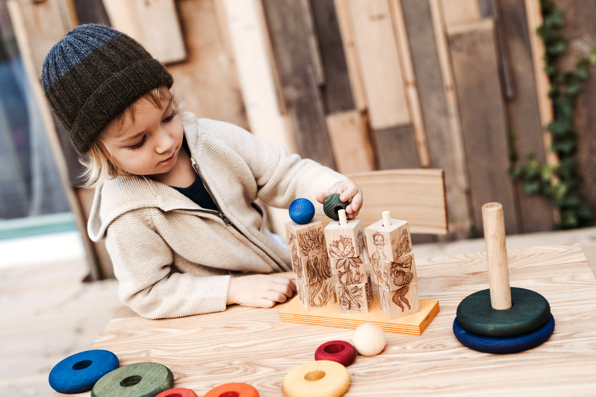 Wooden Story - Dreamland Rainbow Stacking Toy
