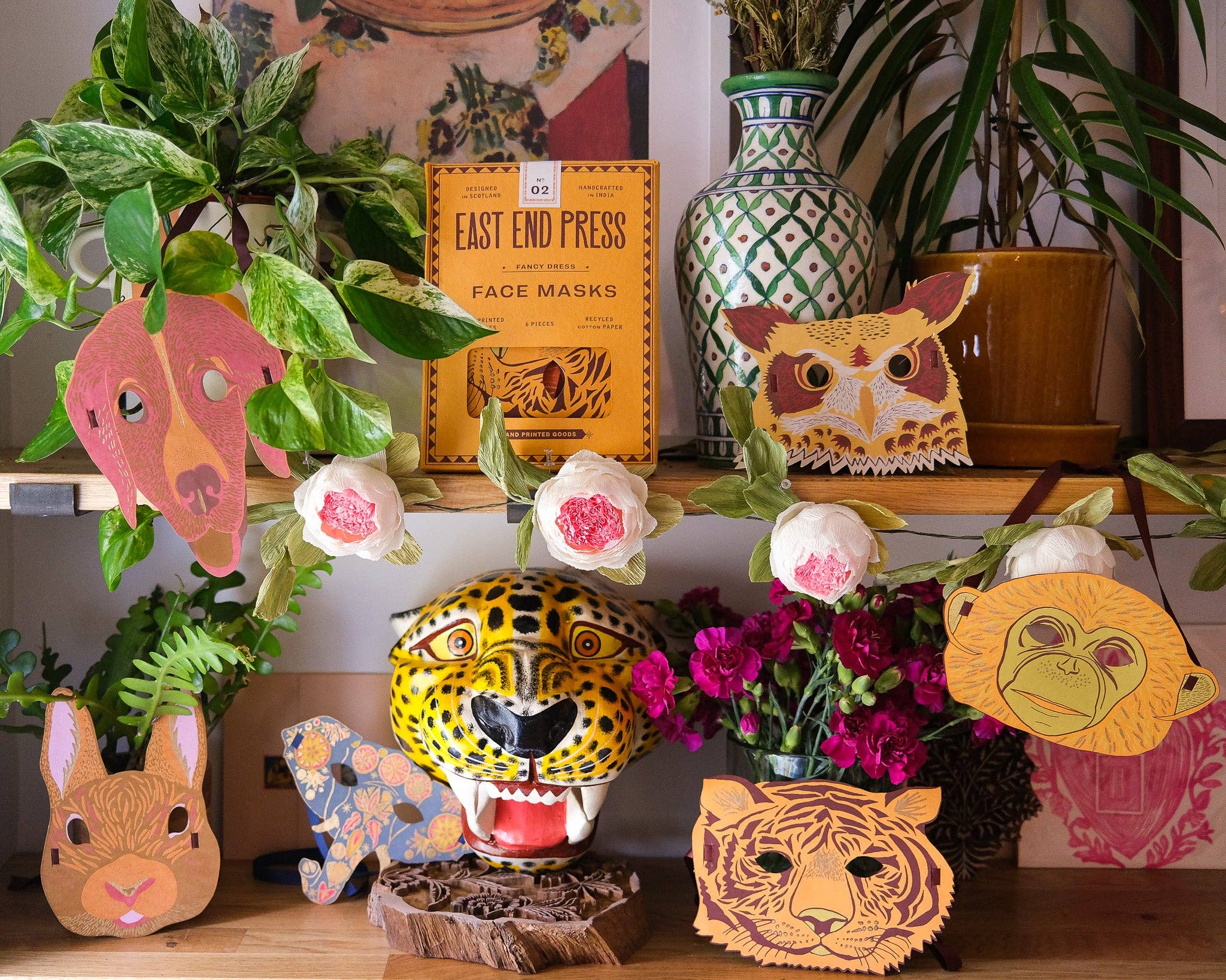 East End Press - Animal Fancy Dress Face Masks