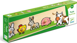 Djeco - Large Button Puzzle - Farm'n'co